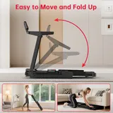10% Laufband Klappbar elektrisch Walking Pad LCD mit Steigung Neigung 12km/h – Bild 15