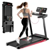 10% Laufband Klappbar elektrisch Walking Pad LCD mit Steigung Neigung 12km/h – Bild 2
