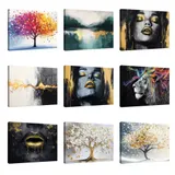 Leinwand Bilder Abstrakt Leinwandbild XXL Modern Wanddeko Wandbilder Wohnzimmer – Bild 3