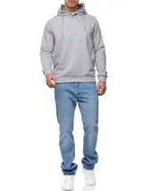 Indicode Herren Kapuzenpullover INVir-Hoodie Sweatshirt Kapuze Schalkragen Pulli – Bild 6