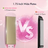 KIPOZI Profi Haarglätter Keramik Haar Flacheisen Glätteisen LCD Nano Ionen 45mm – Bild 3