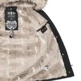Navahoo Premium Damen Winter Jacke Parka Mantel Winterjacke warm Kunstfell B669 – Bild 4