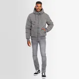 A. Salvarini Herren Winter Jacke Winterjacke warm Kapuze Teddyfell AS320 NEU – Bild 1