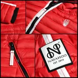 Navahoo Damen Jacke Steppjacke Übergangsjacke gesteppt Frühling Kapuze NEU B811 – Bild 5