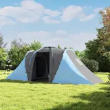 Outsunny Tunnelzelt Campingzelt für 4 Personen mit 2 Schlafzimmern Wohnbereich – Bild 10