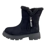 Damen Winter Stiefel Boots Winterstiefel Gefüttert Stiefeletten Warm 36-41 – Bild 5