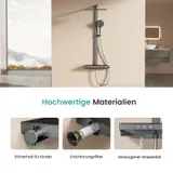 Duschsystem Handbrause Dusche Mit Thermostat Duscharmatur Regendusche Duschset – Bild 8