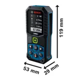 Bosch Laser-Entfernungsmesser GLM 100-36CG, grün bis 100 m in Tasche – Bild 3