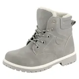 Kinderschuhe Boots Stiefeletten Winterschuhe Stiefel Gefütterte Schuhe Grau Neu – Bild 1