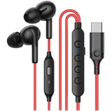 Kabelgebundene Noise Cancelling Kopfhörer für iPhone 16 und für typ C Geräte – Bild 12