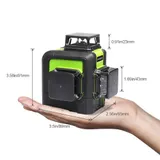 12 Linien Kreuzlinienlaser Selbstnivellierenden Pulsfunktion Level+Laserdetektor – Bild 2