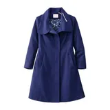 Sheego Mantel Kurzmantel Jacke marine blau 787 Gr. 46 58 (535) Übergröße – Bild 1