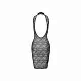 Spitzenkleid Damen Bodycon Blütenspitze Schwarz Rückenfrei sexy Abendkleid "Eden – Bild 8