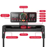 10% Laufband Klappbar elektrisch Walking Pad LCD mit Steigung Neigung 12km/h – Bild 7