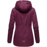 Marikoo Damen Herbst Winter Jacke Teddyfell gefüttert Winterjacke Kapuze B802 – Bild 8