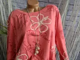 KangaROOS Damen Sweatshirt Pullover Rosa Aufdruck Langarm Gr. 36-42 NEU (1202) – Bild 7