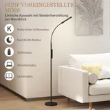 HOMCOM LED Stehlampe Dimmbar Stehleuchte mit Fernbedienung & Touch-Steuerung – Bild 5