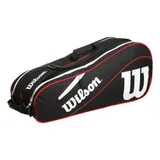 Wilson Advantage Iii Six Schlägertasche Tennis Unisex schwarz – Bild 1