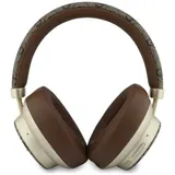 Guess Bluetooth 5.4 Wireless Headset ENC On-Ear 4G Gold Script Metal brown – Bild 2