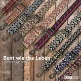 Verstellbarer Taschengurt Ersatz Schultergurt Handtasche Band Boho / Leo Schmal – Bild 5