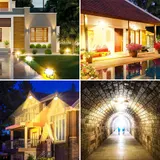 10W-100W LED Strahler Außen Fluter ohne/mit Bewegungsmelder Garden Scheinwerfer – Bild 12