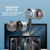 Immersive Audio Experience kabelgebundener Kopf f��r Telefone mit Mikrofon f��r – Bild 1