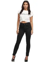 Tazzio Jeans Damen High Waist Skinny Fit Jeanshose Stretch Denim Hose – Bild 2