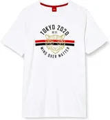 s.Oliver Junior Jungen T-Shirt, Kurzarmshirt, Weiß, L/REG – Bild 1
