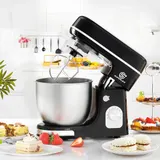 8-in-1 Profi Küchenmaschine Rührmaschine Teigmaschine Mixer Rutschfeste Füße 5L – Bild 8