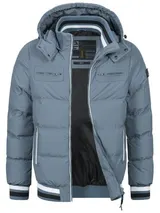 Indicode Herren Winterjacke Marlon-Jacke Steppjacke Kapuze Daunen Optik Männer – Bild 1