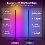 LED Stehleuchte RGB Dimmbar Farbig Stehlampe Lichtsäule Standleuchte Dimmbar DHL – Bild 8