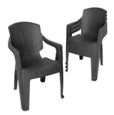 Garronda Gartenstühle Balkonstühle Klappstuhl stapelbar Rattan-Optik GD-0254 – Bild 1