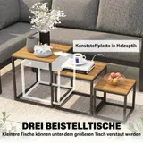 Outsunny 5-tlg. Gartenmöbel-Set Gartengarnitur mit Ecksofa Doppelsofa Couchtisch – Bild 7