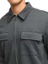 Indicode Herren Langarmhemd INNello Zip Shirt-Herrenhemd Reißverschluss Hemd – Bild 4