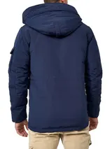 Indicode Herren Parka Ocala-Winterjacke Wintermantel Kapuze Mantel Männer – Bild 4