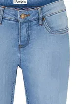 Damen Strech Jeans blue bleeched Skinny Fit Kurzgröße Gr.öße 38 bis 54 neu 59357 – Bild 4