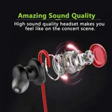 Bluetooth Wireless Kopfhörer HD Noise Cancelling IPX5 Wasserdicht Magnetisch Sport – Bild 2