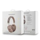 Guess Bluetooth 5.3 Wireless Headset On-Ear Triangle Logo Brown – Bild 4
