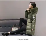 Winter Hooded Parka Damen Winter Jacke Stepp Mantel Steppjacke Langejacke Warm – Bild 9