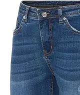 Damen Strech Jeans blau Slim Fit Umschlag destroyed K-Länge  36 bis 54 neu 75121 – Bild 2
