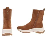 Damen Stiefeletten mit Reißverschluss Ital-Design 5718 in Camel – Bild 5