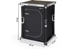 Berger Tampere Kofferbox / Campingschrank faltbar S  in schwarz belastbar 30 kg. – Bild 3