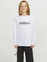 Jack & Jones Kids Jungen Langarmshirt Baumwolle Longsleeve Shirt Logo 128-176 – Bild 2