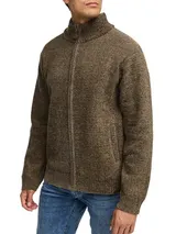Indicode Herren Strickjacke INFilion-Cardigan Strick Reißverschluss Stehkragen – Bild 4