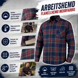 Flanellhemd Arbeitshemd Holzfällerhemd Karohemd Freizeithemd M-XXXL – Bild 6