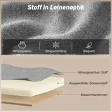 HOMCOM 4-in-1 Schlafsessel mit Bettfunktion, ausziehbares Schlafsofa, Hellgrau – Bild 7
