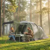 Campingzelt für 3-4 Personen wasserdicht Familienzelt mit Schlafkabine Vorraum – Bild 3