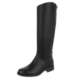 Damen Stiefel mit Reißverschluss und Reißverschluss Ital-Design 3083 in Schwarz – Bild 6