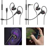 Abnehmbare Mikrofon Ohrh?rer HiFi Sound Ohrh?rer 10mm Lautsprechergr??e In-E – Bild 7