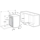 Gorenje Einbau Geschirrspüler 60cm integriert 13 Gedecke AquaStop SpeedWash NEU – Bild 11